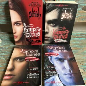 The Vampire Diaries Lot L. J. Smith The Hunters Vol 1 HC Plus 3 Other Paperbacks